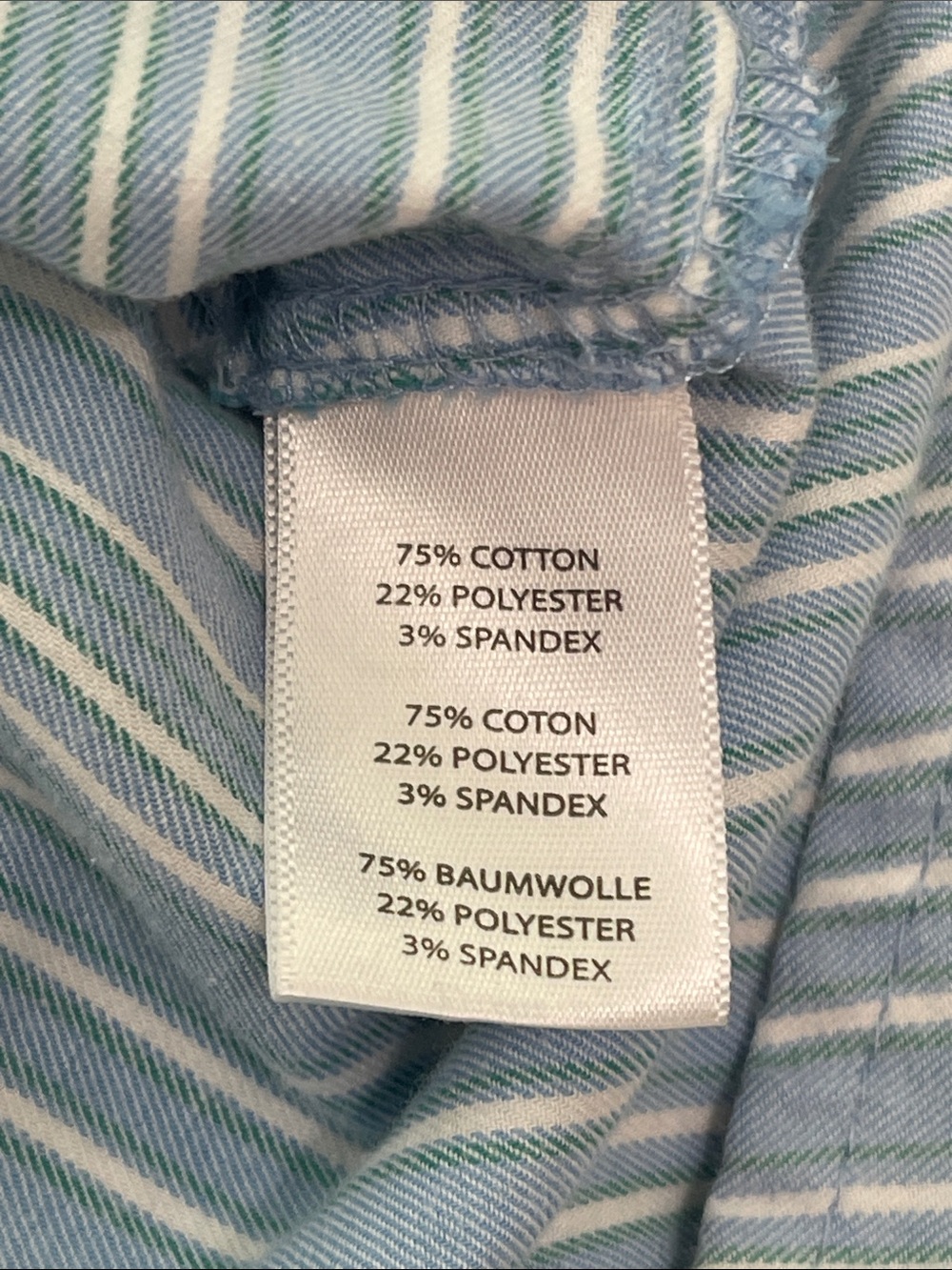 Noble Outfitters Blue White Striped Sleeveless Western Button Up Shirt Size XL - Picture 6 of 13